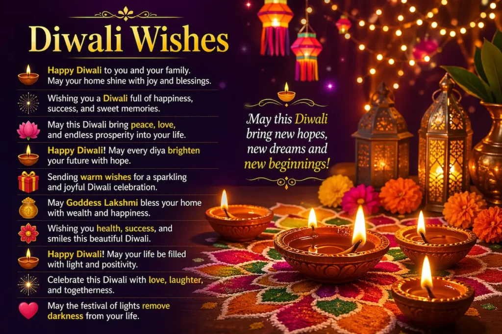 Why We Celebrate Diwali diyas lights family image