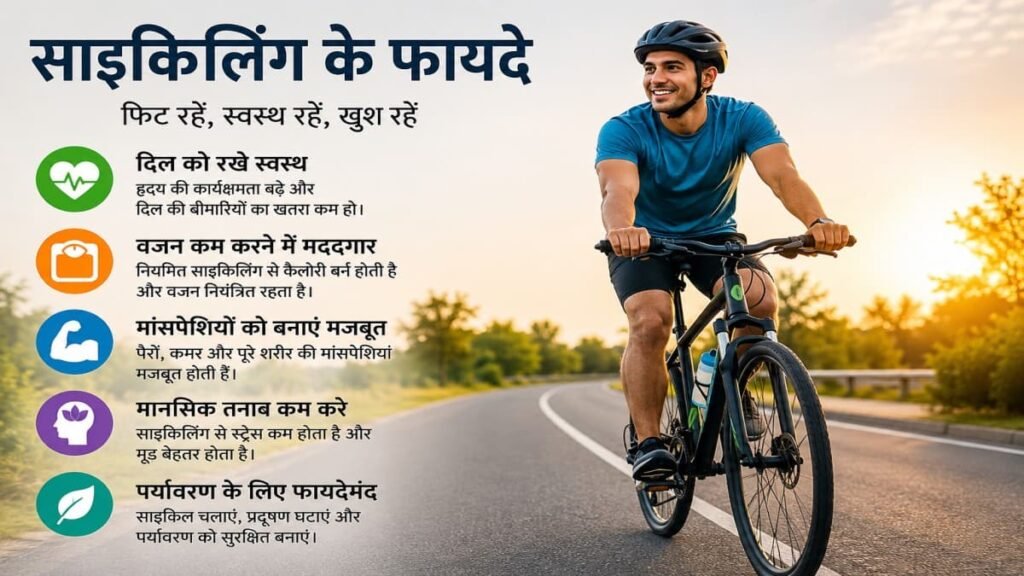 साइकिलिंग के फायदे: फिट रहने का सबसे आसान और सस्ता तरीका