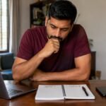 Person learning how to make better decisions in everyday life through careful thinking
