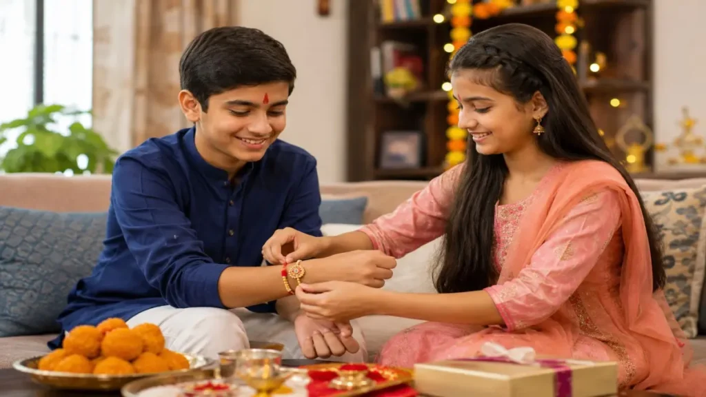 Why do we celebrate Raksha Bandhan festival with brother and sister tying rakhi at home