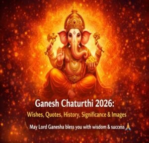 Ganesh Chaturthi Wishes 2027 modern Lord Ganesha festival image